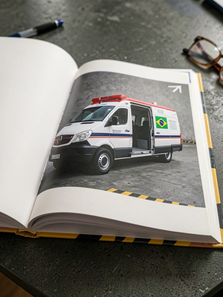 Livro do Código de Trânsito Brasileiro aberto sobre mesa, com páginas visíveis e capa ao lado